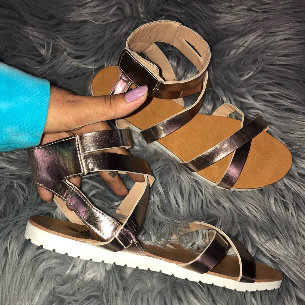 Rose Gold Sandals